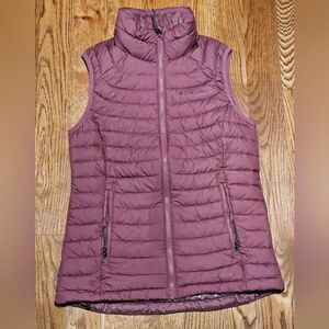 Women's Columbia Omni Heat Vest (Silver Lining), Small - Purple